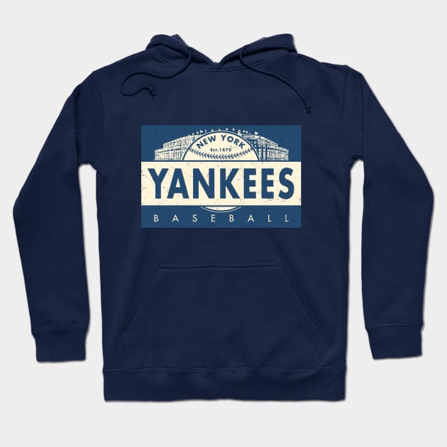 Throwback New York Yankees 2 by  Buck Tee Hoodie by Buck Tee